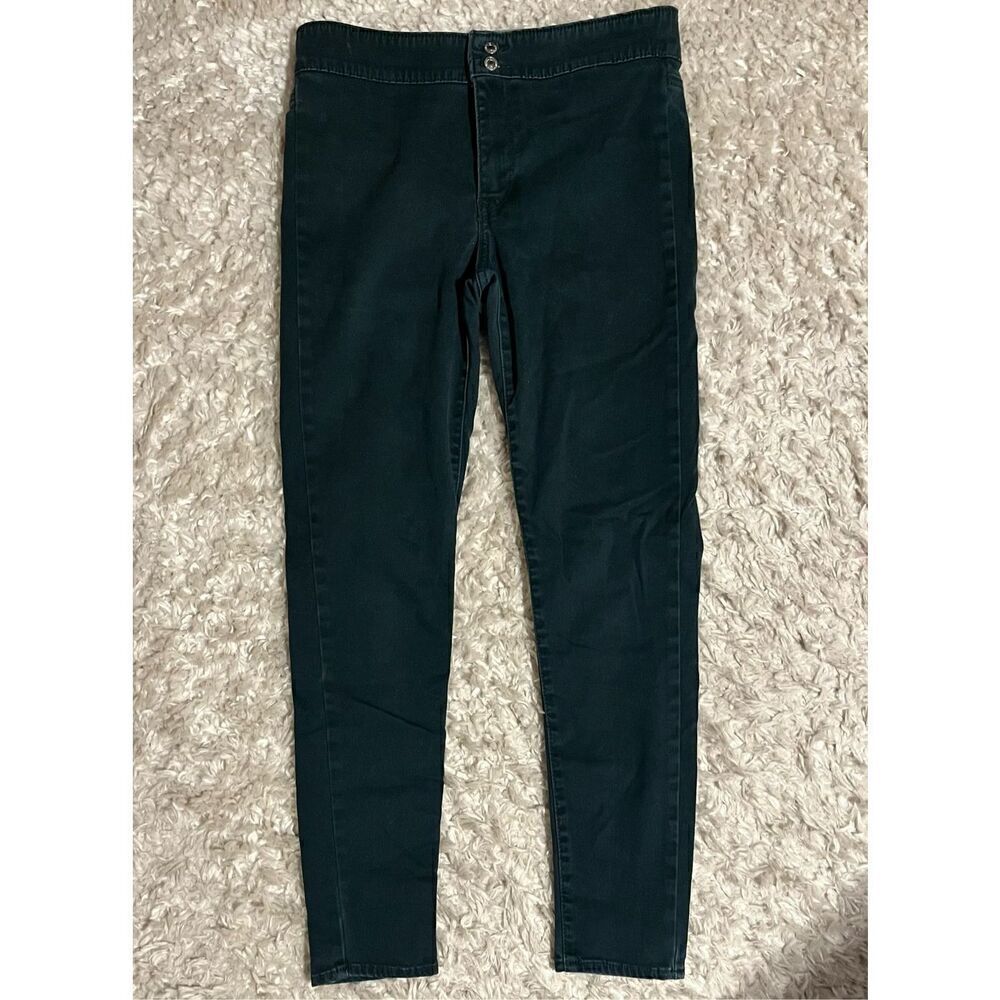 Levi’s Women’s Size 28 Green Button Fly Denim Pull On Pants Jeans